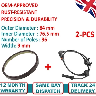 Anillo ABS magnético delantero + sensor de velocidad ABS para Chrysler 300C AWD [04-12} Foto 1 de 4