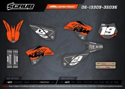 KTM Dekor SX50 2009 2010 2011 2012 2013 2014 2015 Aufkleber SX 50 - Bild 1 von 4