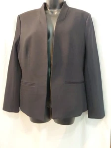 J.Crew $198 Nuevo Blazer Salir en Sarga Elástica Negro Talla 12 CC274 - Imagen 1 de 12