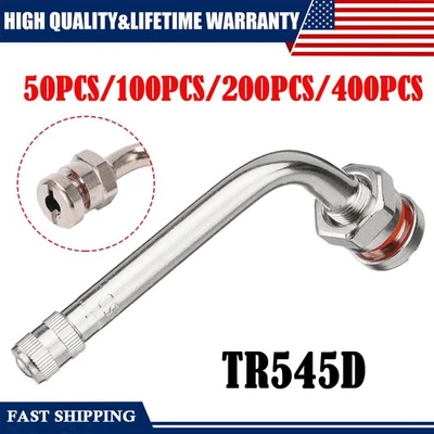 50PCS-400PCS Truck Tire Valve Stems TR545D For New 22.5 & 24.5 Alcoa Aluminum US - Image 1 of 4