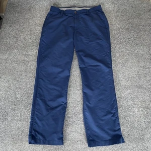 Under Armour Pants Mens 36x32 Blue Loose Fit Golf Athletic Performance Casual - Picture 1 of 8