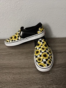 Zapatos sin cordones VANS Off the Wall girasol a cuadros para mujer talla 9” - Imagen 1 de 8