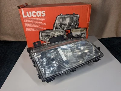 Faro derecho peugeot 405 uk nuevo oem lucas bu12 Foto 1 de 4