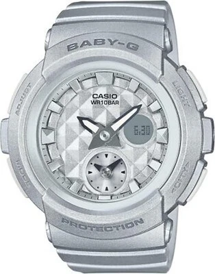 Casio Watch Baby Gee BABY-G Studs Dial Series BGA-195-8AJF Silver - Image 1 of 4