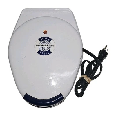 Gofrera antiadherente Proctor Silex Morning Baker 26500 blanca azul Foto 1 de 4