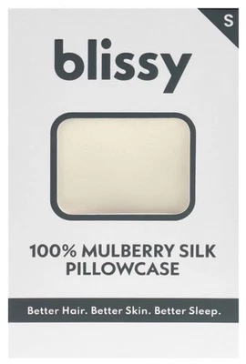 Funda de Almohada Blissy Mulberry Marfil BLANCA 100% Seda TAMAÑO ESTÁNDAR NUEVA EN CAJA Foto 1 de 4