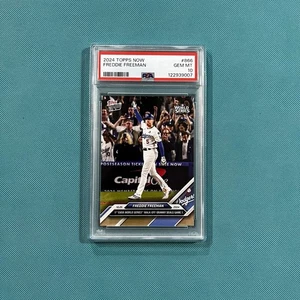 2024 TOPPS NOW #866 FREDDIE FREEMAN PSA 10 - 1st Walk Off Grand Slam in WS - Picture 1 of 2