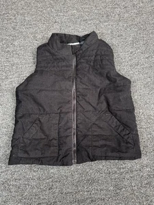 Tommy Bahama Childrens Size 5T Corduroy Vest Full Zip Black - Picture 1 of 5