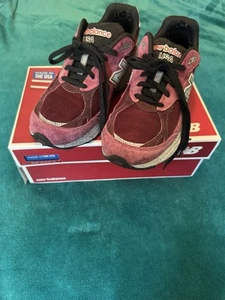 New Balance 990 Made in USA Burgundy Clean Mens Size 8.5 - Picture 1 of 9