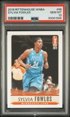 2016 Rittenhouse WNBA PSA 10 Sylvia Fowles Minnesota Lynx LSU Tigers HOF! - Image 1 of 2