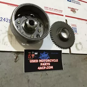 97-98 HONDA CBR F3 FLYWHEEL WITH STARTER ONE WAY GEAR 31110-MV9-671 - Foto 1 di 11