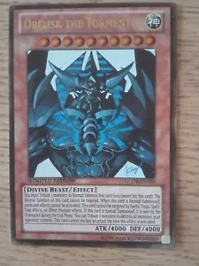 YUGIOH OBELISCO DEL TIRANNO GLD4-EN030 EDIZIONE LIMITATA OBELISK THE TORMENTOR - Foto 1 di 1