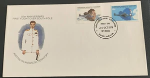 Australia Antarctic Territory FDC 1979 50th Anniv. 1st Flight over South Pole - Picture 1 of 4