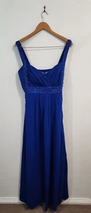DONNA BELLA Designer Womens BNWT Blue Fit Flare Formal Cocktail Dress, Size 14 - Picture 1 of 9