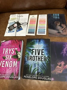 Probably Smut Penelope Douglas Bundle - Five Brothers & Tryst Six Venom - Picture 1 of 4
