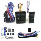 Car Auto Power Window Switch With 12V Wiring Harness Kits Universal High Quality