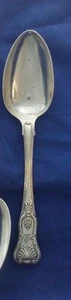 1 ENGLISH KINGS STERLING SILVER SERVING SPOON 8 3/4" LAST ONE REMAINING - Picture 1 of 5