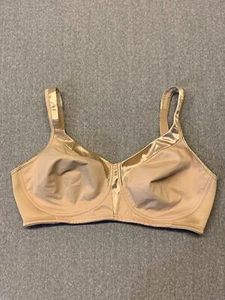 Playtex Women's 18 Hour Silky Soft Smoothing Wireless Bra Size 38D Beige 4803 - Picture 1 of 13