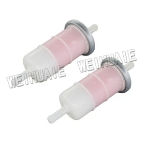2x Inline 1/4" Fuel Filter for Honda GL1100 GL1200A VF500C VF700C VF700F VF750C - Picture 1 of 6