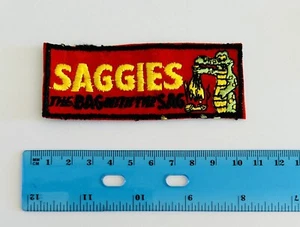 (2) 1970er Vintage WACKY KOOKY "Saggies" Spoof On Baggies Aufnäher Patch - Bild 1 von 3