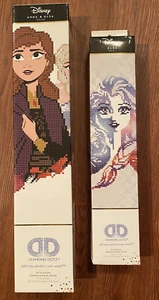 Diamond Dotz - Disney - Frozen Elsa and Anna Diamond Art Kits X 2 New - Picture 1 of 11