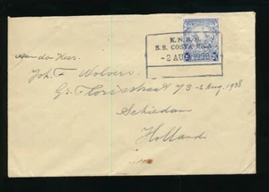 BARBADOS 1938 SHIP SS COSTA RICA DUTCH NETHERLANDS SEEPOST BOXED - Picture 1 of 2