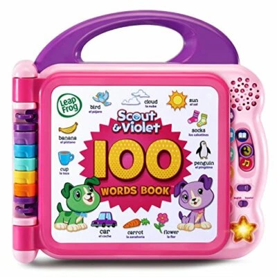Scout and Violet 100 Words Book 6 month up to 3 Years old , 2 AA batteries - Image 1 of 4