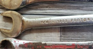 Proto Professional 11/16" SAE 12 Point Combination Wrench 1222 USA - Picture 1 of 3