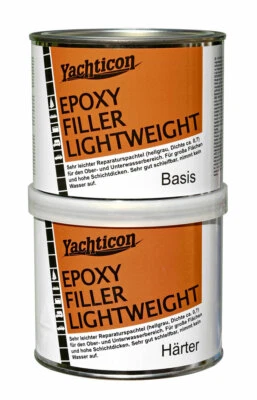 Yachticon 2K Epoxy Feinspachtel Reparatur Spachtel 450g Unterwasser Reparaturen