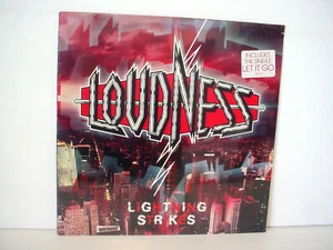 LOUDNESS Lightning Strikes original SEALED LP 1986 (ATCO 90512) Hype Sticker - Picture 1 of 3