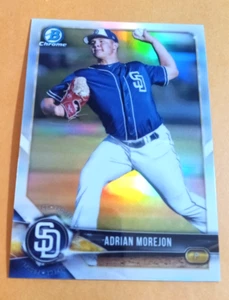 2018 Bowman Draft Adrian Morejon RC #BDC-18 Chrome Refractors - Padres - Picture 1 of 2