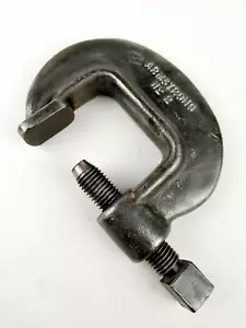 Vintage Armstrong Heavy Duty C-Clamp n.2 4 libbre forgiato a goccia 994 - Made in USA - Foto 1 di 6