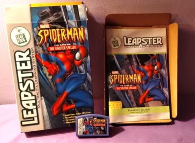 Leap Frog Leapster Marvel Spiderman The Case Of The Sinister Speller Gamecore GC - Image 1 of 4