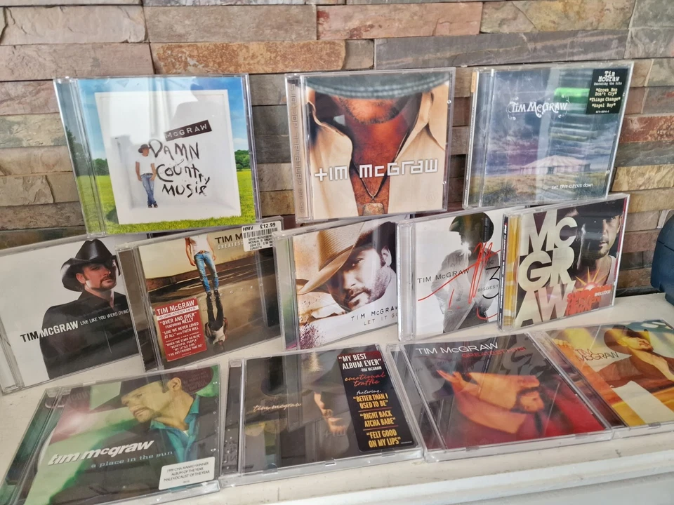 Tim McGraw x 12 CD Albums Collection (Let it Go, Circus Down, Reflected, Dying). - Image 1 of 4