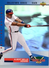 1993 Upper Deck Denny's Grand Slam Holograms Baseball -   #12 Albert Belle