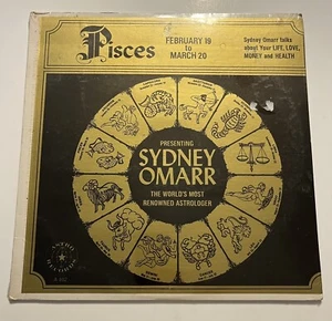 SYDNEY OMARR - Fische LP 19. Februar bis 20. März VERSIEGELT 1969 Horoskop Schallplatte - Bild 1 von 3
