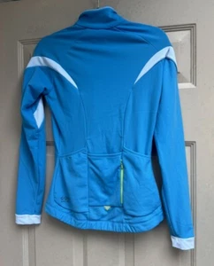 Women's Size S GORE BIKE WEAR Turquoise Zip-Up WIndbreaker Jacket with 4 Pockets - Picture 1 of 2