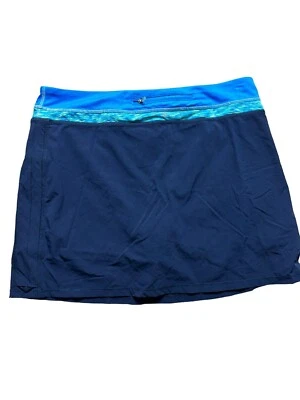 Falda corta mandarina para mujer grande azul marino falda golf tenis atlética bolsillo con cremallera Foto 1 de 4