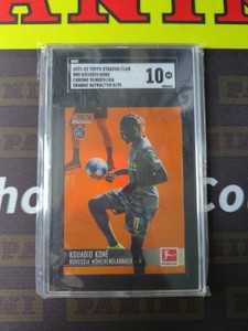 2021-22 Topps Stadium Chrome #80 Orange Refractor Kouadio Kone /25 Rookie SGC10