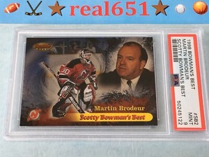 1998 Scotty Bowman's Best #SB2 MARTIN BRODEUR | PSA 9 Mint | Pop 2 | HOF Devils 
