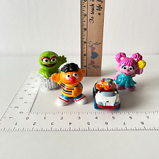 Lot 4 Sesame Street Workshop Muppet Toy Figure Oscar Ernie Abby Cadabby