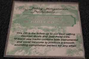 Bobby Morganstein The Complete Jazz Party CD 28 VG+ Cocktail Music Instrumental - Picture 1 of 2