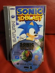 Sega Saturn - Sonic 3D Blast - Used Game - Tested Works - Case and Instructions - Picture 1 of 5