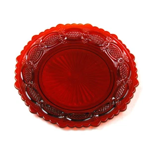 PLATO DE POSTRE ROJO COLECCIÓN BACALAO CAPA AVON 1876 VINTAGE (CAJA DE ESTUDIO 3-1) - Imagen 1 de 1