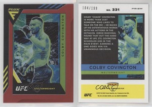 2022 Panini Chronicles UFC Flux Red /199 Colby Covington #331
