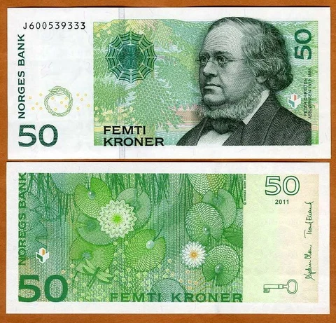 Norway, 50 Kroner, 2011, P-46d, UNC Cover