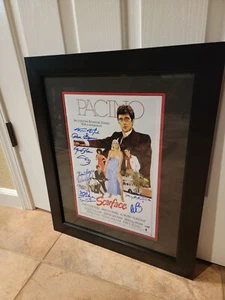 Professionally Framed Scarface Cast Autograph 11x17 Poster Photo Al Pacino PSA - Picture 1 of 7