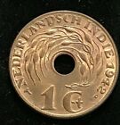  1942 1C Nederlands Indie Coin UNC 