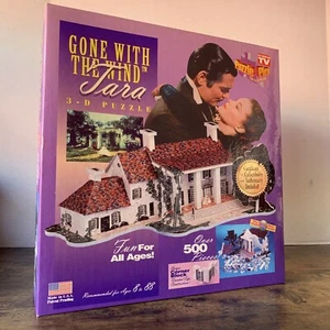 Vintage Gone With The Wind 500 Piece 3D Puzzle 1994 Original Box As Seen On TV - Picture 1 of 10