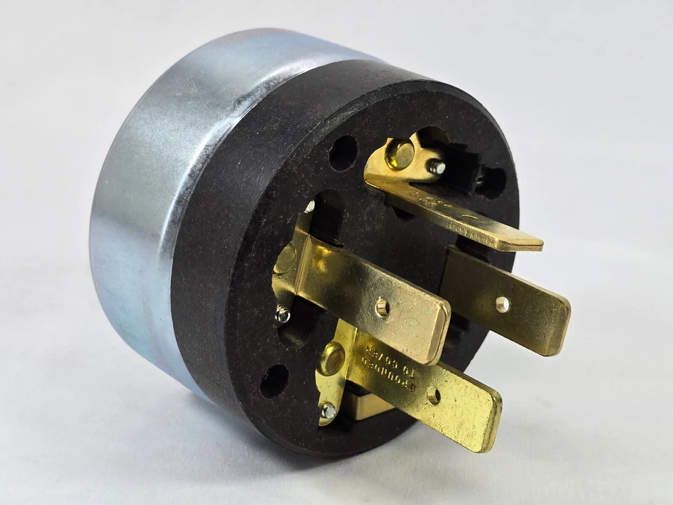 Lot 4x NEW OPEN BOX Hubbell 60A 250V 4-Wire Straight Connector Plug - Image 1 of 3